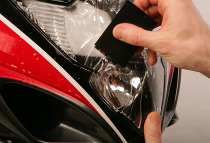 Step 8 - Motorcycle Paint Protection Installation