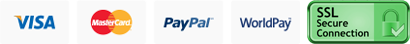 Pay Using PayPal or WorldPay